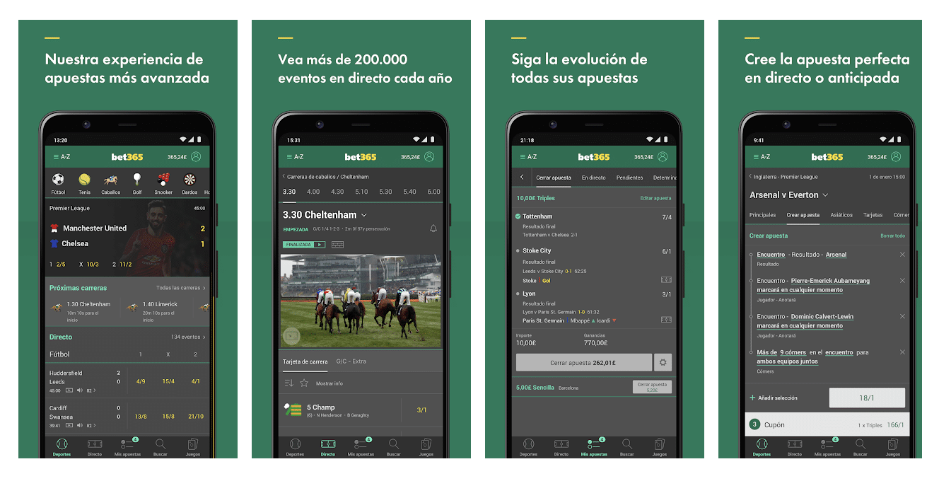 Bet365 App móvil