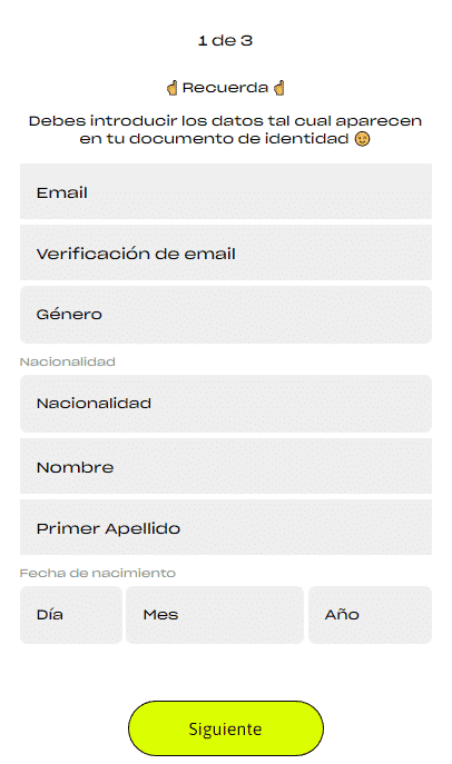 Cómo registrarte en Versus