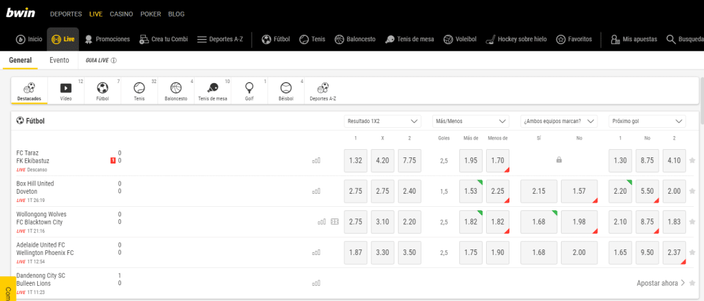 bwin es live